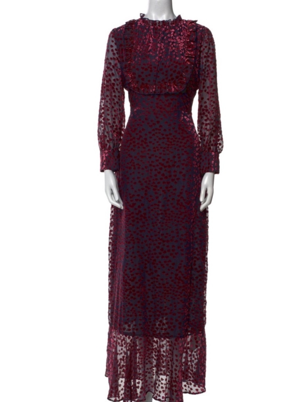 Cynthia Rowley Long Velvet Dress